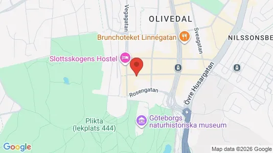 Lägenheter att hyra i Göteborg Centrum - kort over placeringen