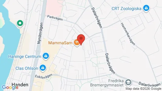Lägenheter att hyra i Haninge - kort over placeringen