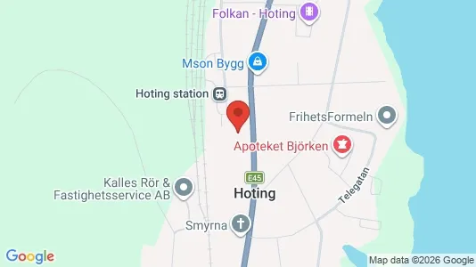 Lägenheter att hyra i Strömsund - kort over placeringen