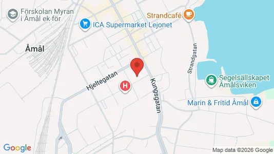 Lägenheter att hyra i Åmål - kort over placeringen