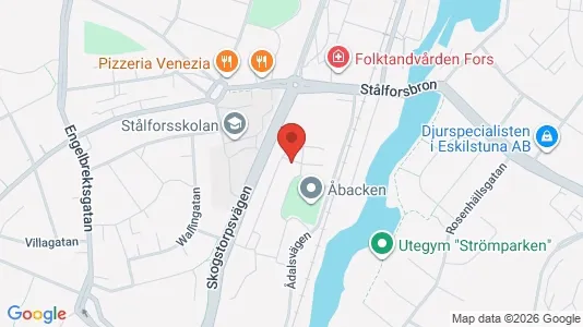 Lägenheter att hyra i Eskilstuna - kort over placeringen