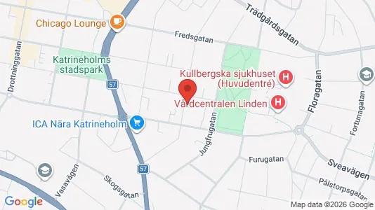 Lägenheter att hyra i Katrineholm - kort over placeringen