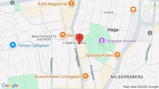 Lägenheter att hyra i Göteborg Centrum - kort over placeringen