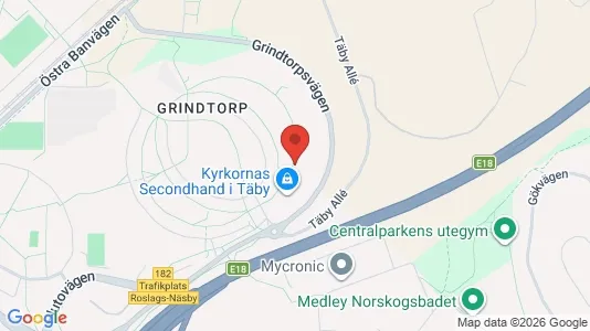 Lägenheter till salu i Danderyd - kort over placeringen