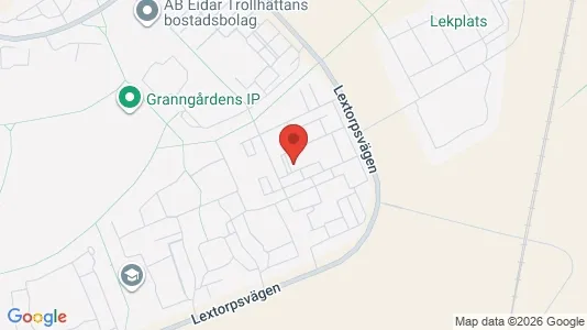 Rum att hyra i Trollhättan - kort over placeringen