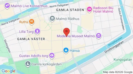 Lägenheter att hyra i Malmö Centrum - kort over placeringen