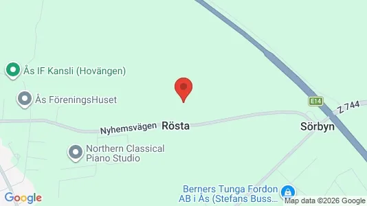 Lägenheter till salu i Krokom - kort over placeringen