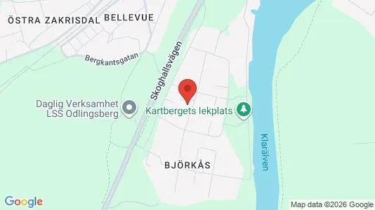 Bostadsrätter till salu i Karlstad - kort over placeringen