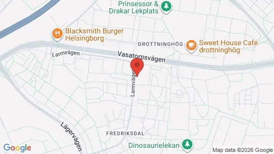 Lägenheter att hyra i Helsingborg - kort over placeringen