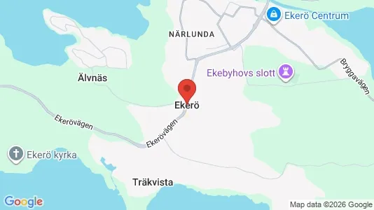 Tomter till salu i Ekerö - Bild från Google Street View