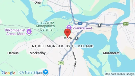 Fritidshus till salu i Mora - Bild från Google Street View