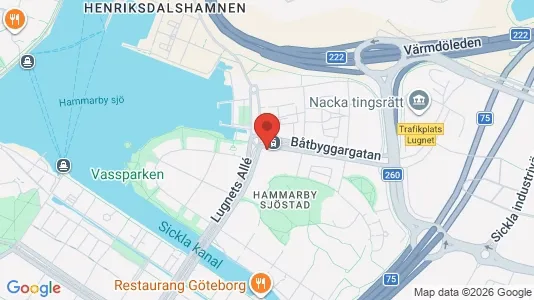 Bostadsrätter till salu i Hammarbyhamnen - Bild från Google Street View