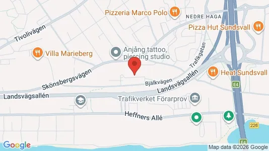 Lägenheter till salu i Sundsvall - Bild från Google Street View