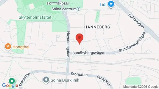 Lägenheter till salu i Solna - Bild från Google Street View