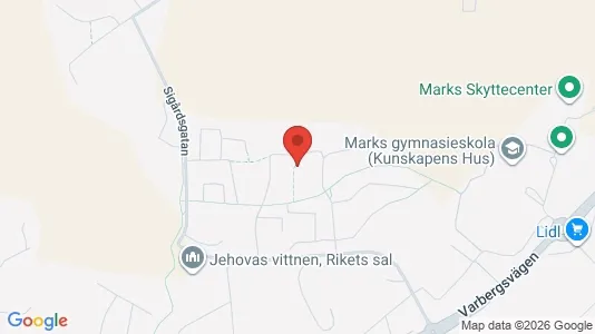 Lägenheter att hyra i Mark - Bild från Google Street View