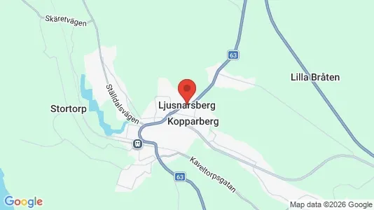 Hus till salu i Ljusnarsberg - Bild från Google Street View