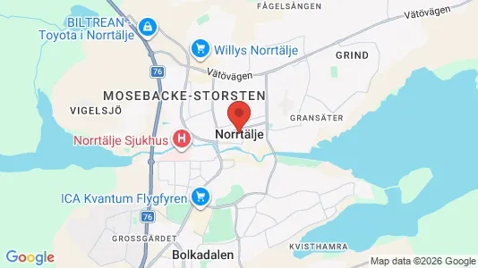 Tomter till salu i Norrtälje - Bild från Google Street View