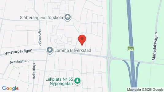 Bostadsrätter till salu i Lomma - Bild från Google Street View