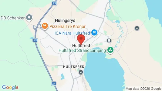 Hus till salu i Hultsfred - Bild från Google Street View