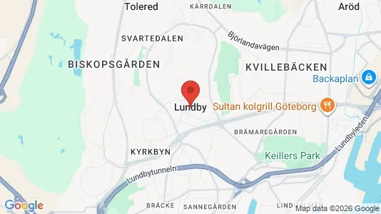 Hus till salu i Lundby - Bild från Google Street View