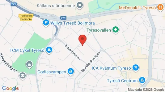 Bostadsrätter till salu i Tyresö - Bild från Google Street View