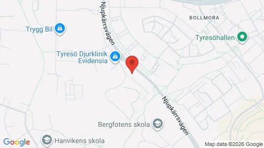 Bostadsrätter till salu i Tyresö - Bild från Google Street View