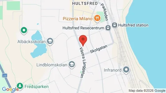 Lägenheter att hyra i Hultsfred - Bild från Google Street View