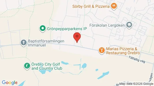 Lägenheter att hyra i Örebro - kort over placeringen