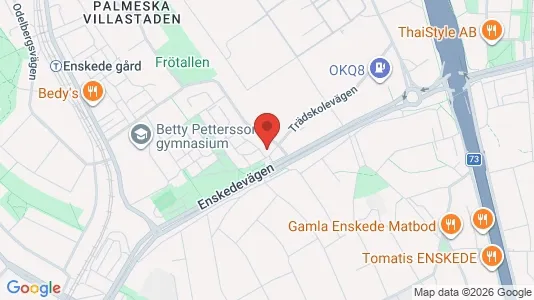 Lägenheter att hyra i Hammarbyhamnen - kort over placeringen