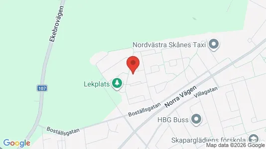 Lägenheter att hyra i Bjuv - kort over placeringen