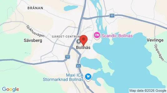 Tomter till salu i Bollnäs - Bild från Google Street View