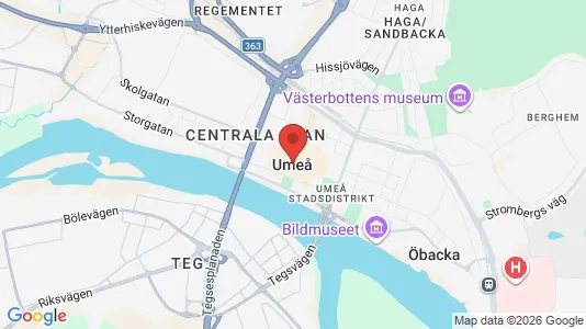 Tomter till salu i Umeå - Bild från Google Street View