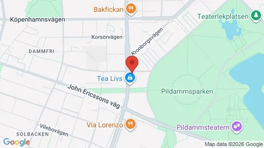 Lägenheter till salu i Malmö Centrum - kort over placeringen