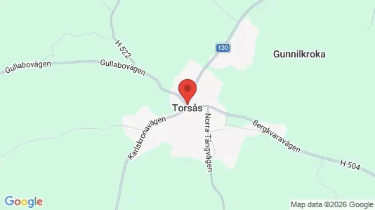 Hus till salu i Torsås - Bild från Google Street View
