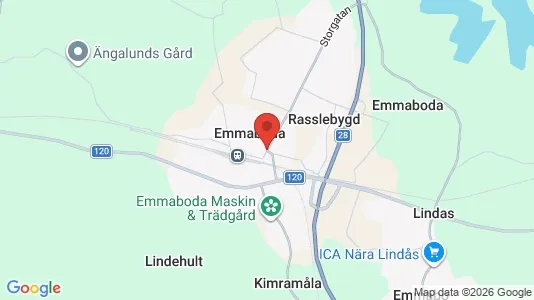 Hus till salu i Emmaboda - Bild från Google Street View