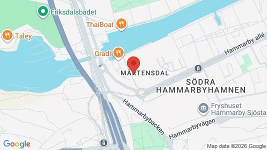 Lägenheter till salu i Hammarbyhamnen - Bild från Google Street View