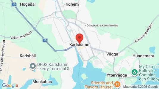 Hus till salu i Karlshamn - Bild från Google Street View