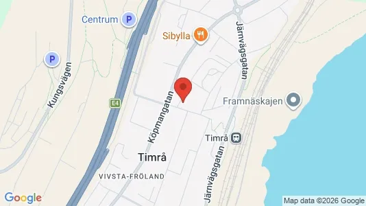 Bostadsrätter till salu i Timrå - Bild från Google Street View