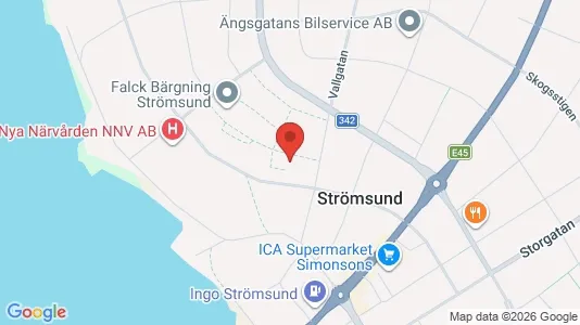 Lägenheter att hyra i Strömsund - Bild från Google Street View