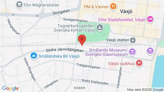 Bostadsrätter till salu i Växjö - Bild från Google Street View