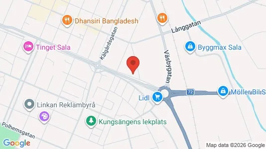 Bostadsrätter till salu i Sala - Bild från Google Street View