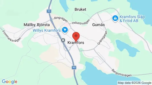 Hus till salu i Kramfors - Bild från Google Street View