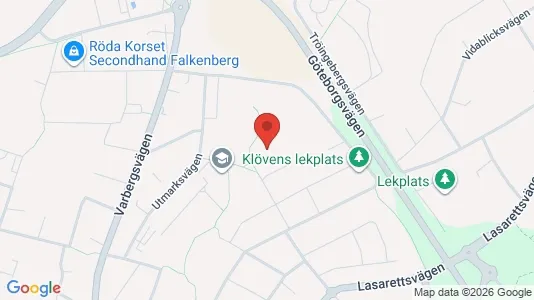 Bostadsrätter till salu i Falkenberg - Bild från Google Street View
