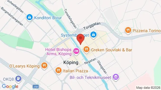 Lägenheter att hyra i Köping - kort over placeringen