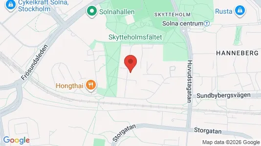 Bostadsrätter till salu i Solna - Bild från Google Street View