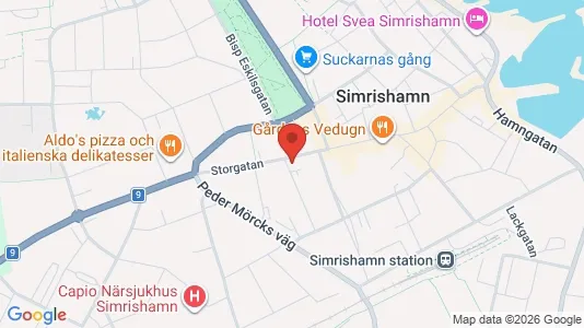 Lägenheter att hyra i Simrishamn - Bild från Google Street View