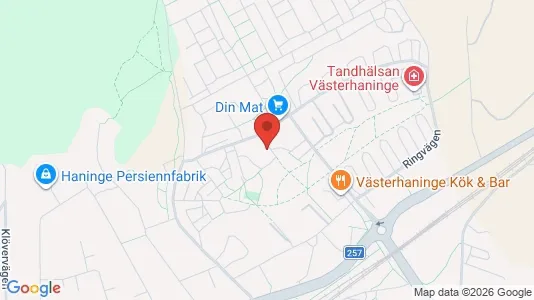 Lägenheter till salu i Haninge - Bild från Google Street View