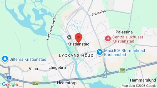 Studentbostäder att hyra i Kristianstad - Bild från Google Street View