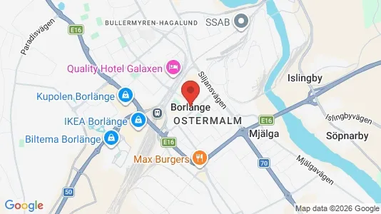 Lägenheter att hyra i Borlänge - Bild från Google Street View