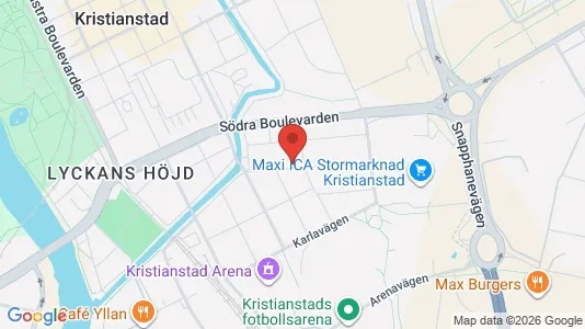 Lägenheter att hyra i Kristianstad - Bild från Google Street View